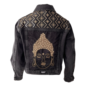 Cazadora Customizada Black Buddha M