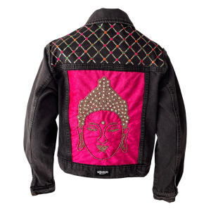Cazadora Customizada Pink Buddha M