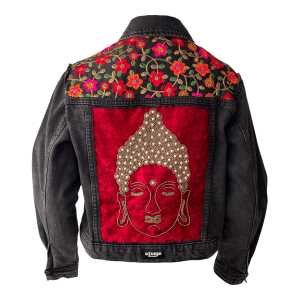 Cazadora Customizada Burgundy Buddha M