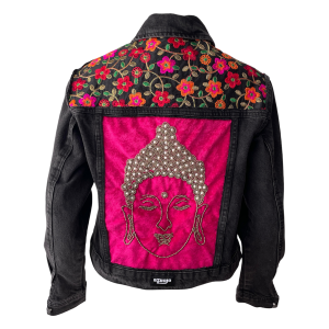 Cazadora Customizada Pink Buddha S